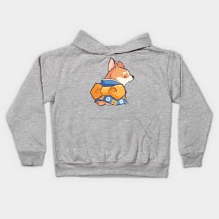 Kimono Corgi Kids Hoodie